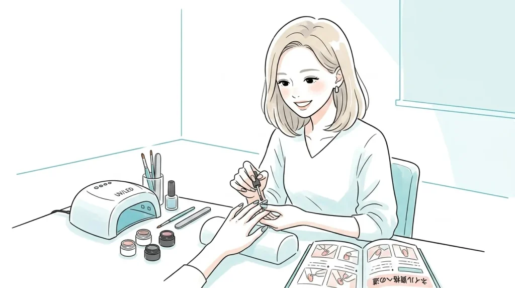 キャバ嬢からネイリストに転身する具体的なステップ