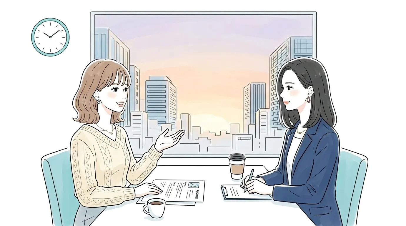 夜職から昼職へ、面接で「前職」を聞かれたときの答え方