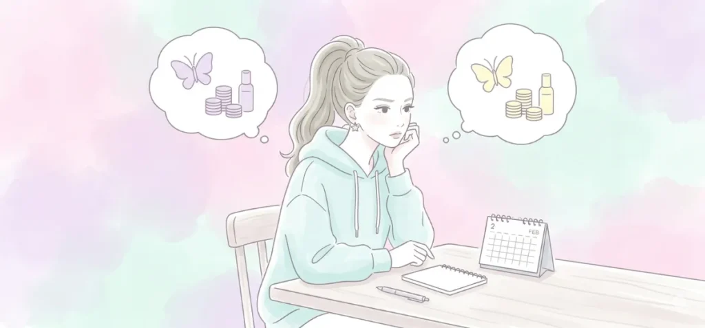 夜職時代の「美容代」は手放せる？月10万の美容投資を昼職水準に戻す3ステップ